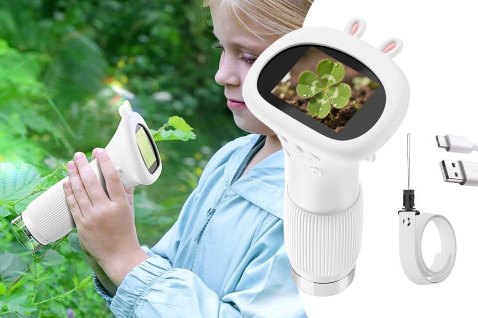 CuriosityZoomer Kindermikroskop, 200x, USB