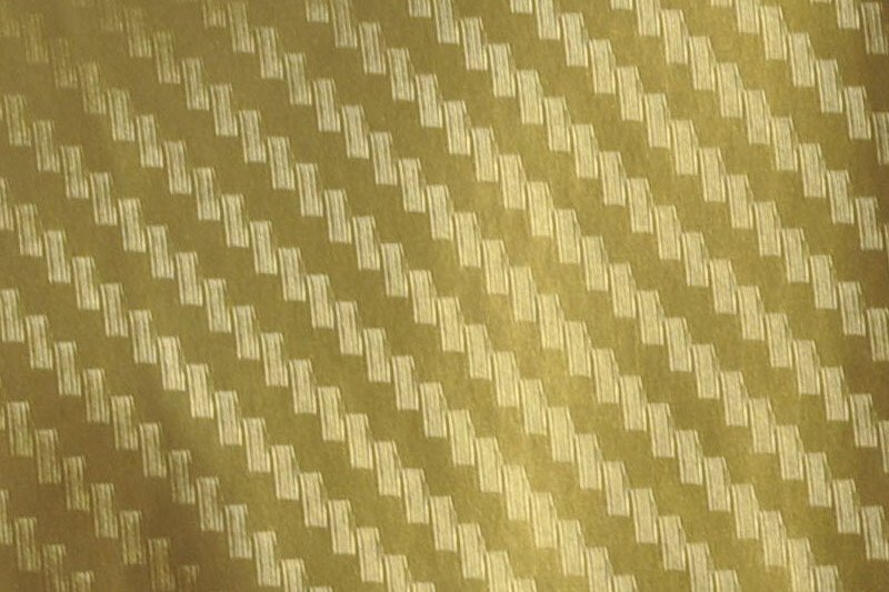 Folija rola carbon 3D - zlata, 1,27x28m