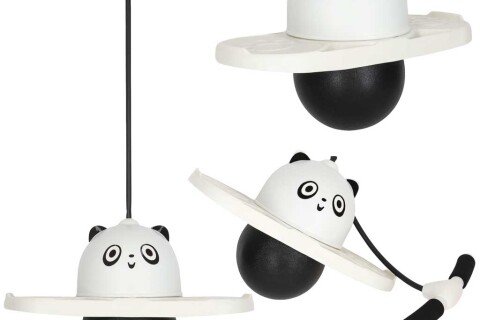 Maglione pogo per bambini, maglione per l'equilibrio, bianco e nero