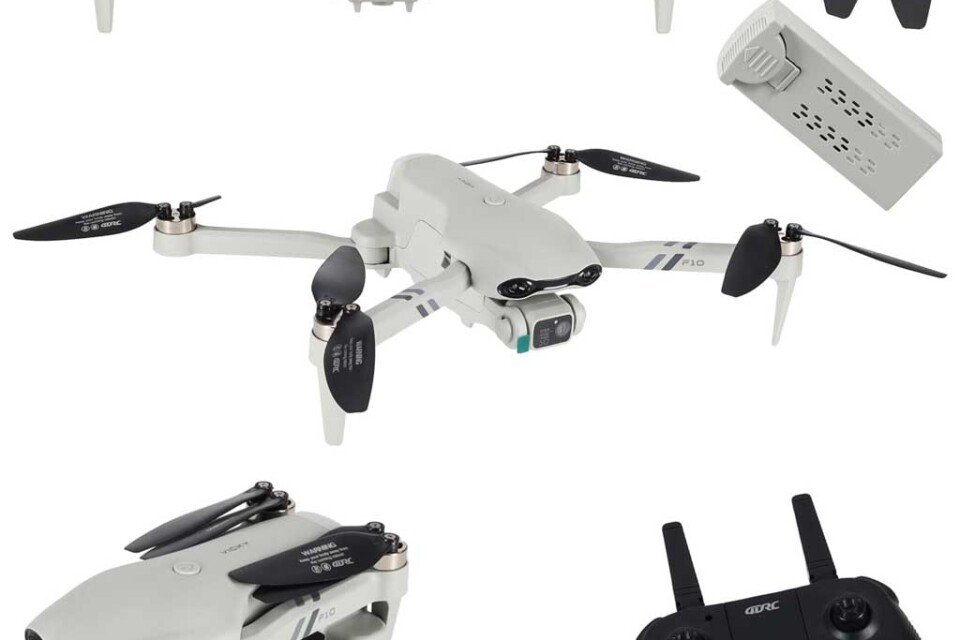 RC dron 4DRC F10 GPS FPV kamera 3,7V