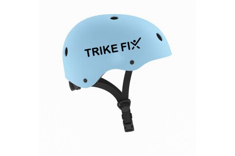 Cască de bicicletă pentru copii Trike Fix, reglabilă, LED, M 55-58 cm, albastră