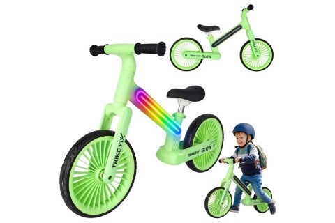Tlačítko Trike Fix Glow LED neonově zelené