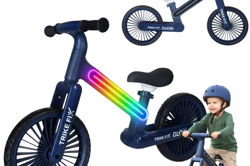 Trike Fix Glow LED pusher blu navy