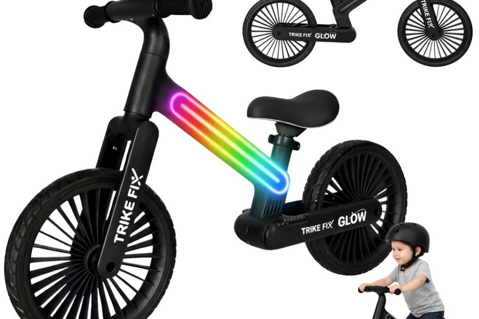 Trike Fix Glow LED pusher nero