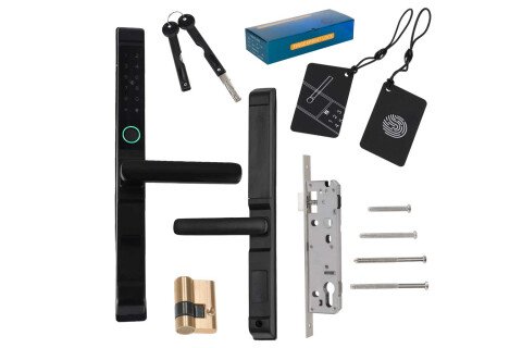 Kvaka na vratima, elektronička kombinirana brava s kodom, otiskom prsta, karticom