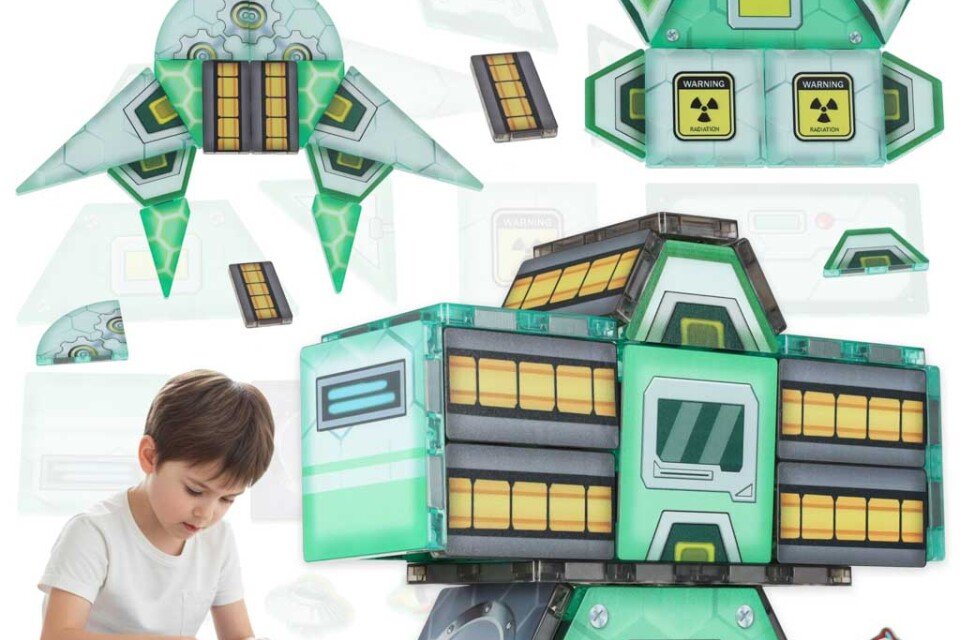 Μαγνητικά δομικά στοιχεία διαστημικού σταθμού διαστημικός σταθμός 108 τεμάχια