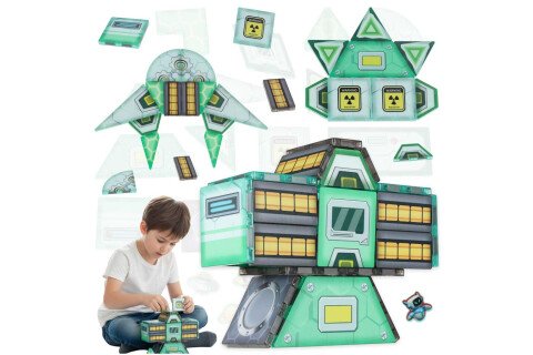 Μαγνητικά δομικά στοιχεία διαστημικού σταθμού διαστημικός σταθμός 108 τεμάχια