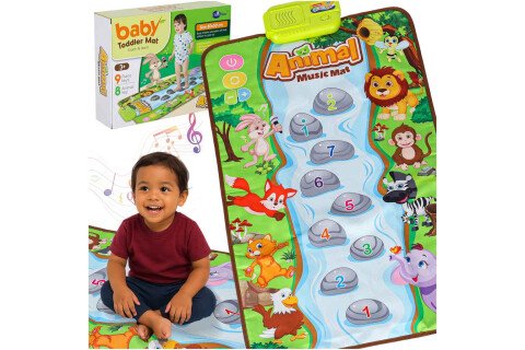 Interaktivna prostirka s glazbenom igrom i edukativnim životinjama