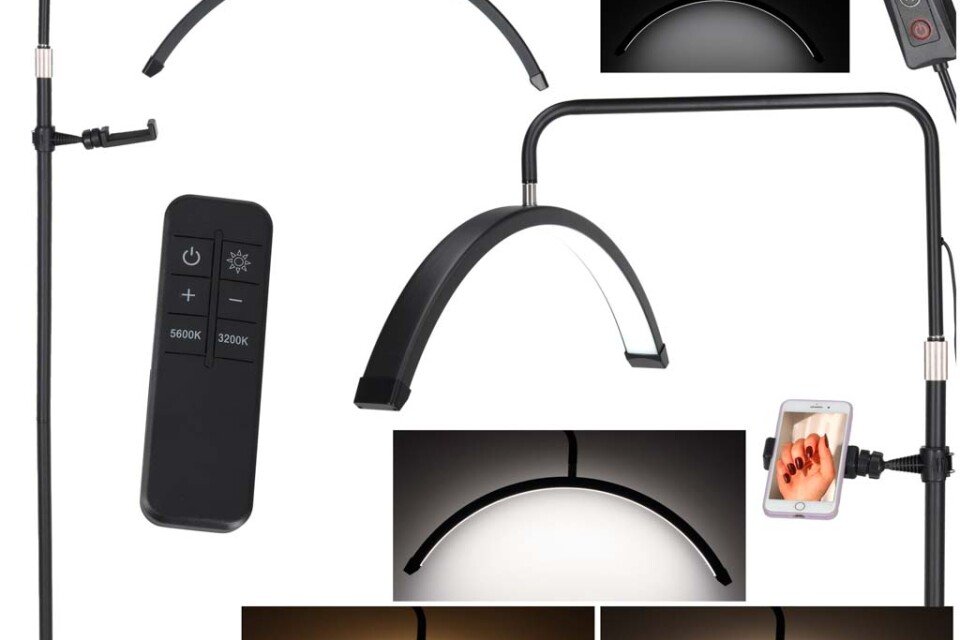 LED lampa za ekstenzije trepavica 36W podesivi kozmetički luk