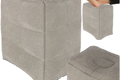 Felfújható lábtartó, turistaszék, 3 magassági szint