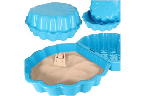 Shell Twins unutarnji pješčani bazen 2u1 160x87,5x19,5 cm plavi