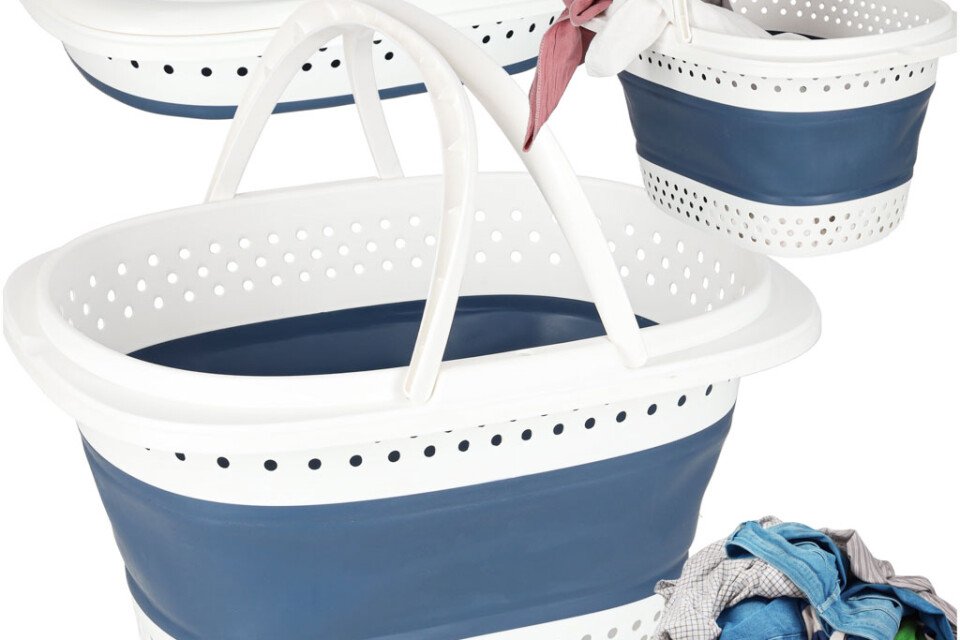 Sklopiva silikonska korpa za veš, velika 32l