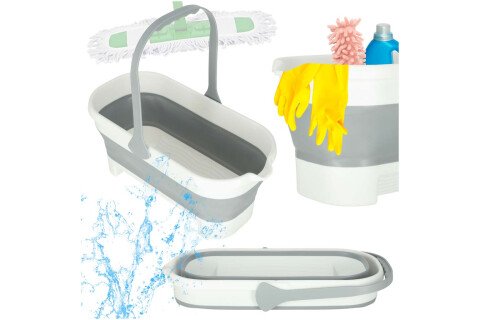 Sklopiva pravougaona kanta za brisanje sa ručkom