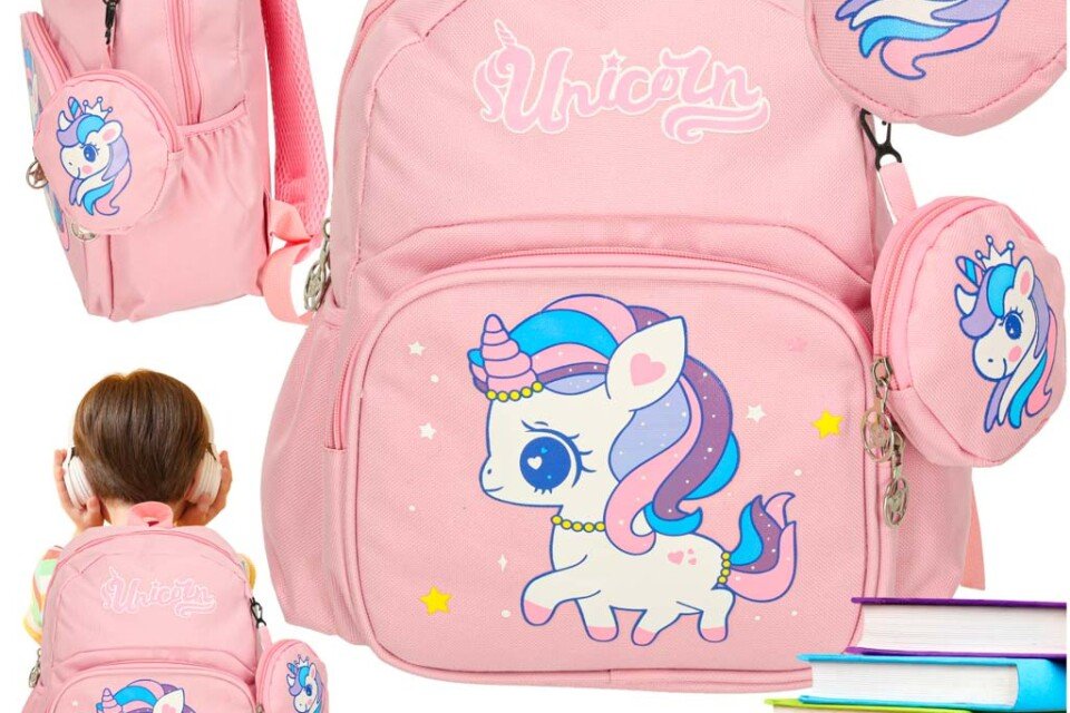 Σακίδιο πλάτης για παιδιά προσχολικής ηλικίας με μονόκερο 30x14x23εκ.