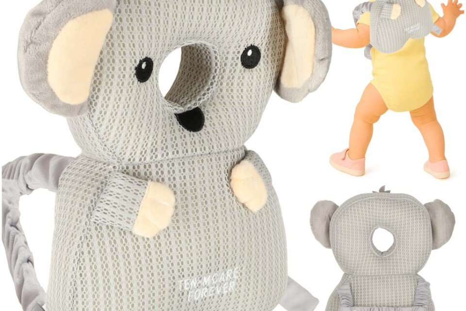 Zaščitna blazina za glavo za učenje hoje, varnostni nahrbtnik koala