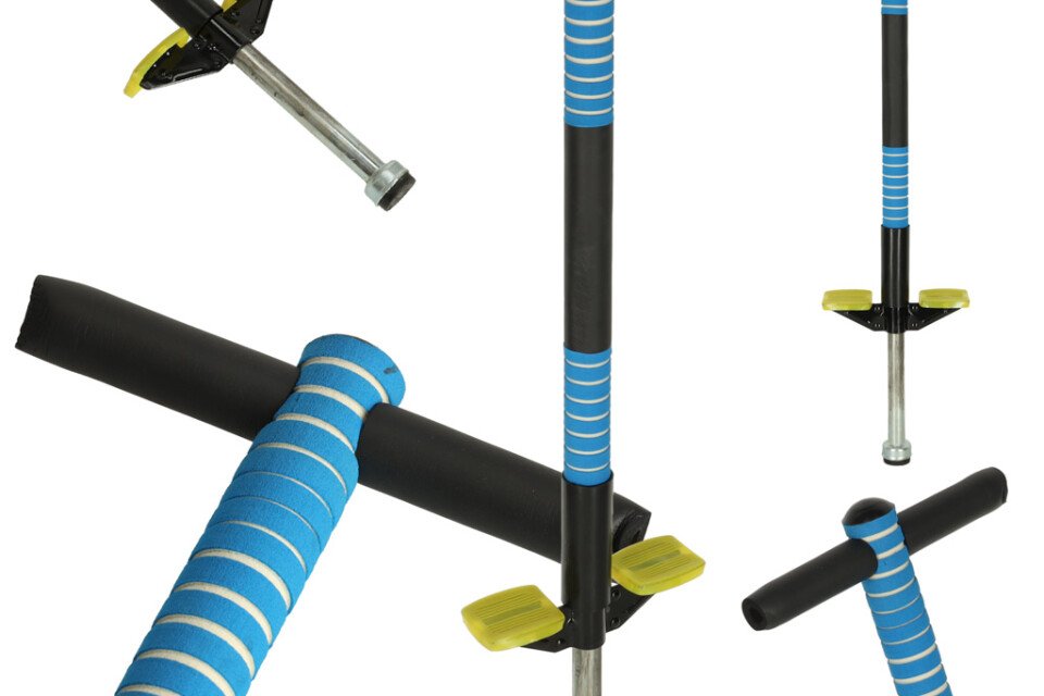 Jumper pogo stick z niebieską regulacją
