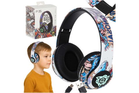 Bežične Bluetooth RGB gejmerske sportske slušalice sa trakom za glavu 150 mAh