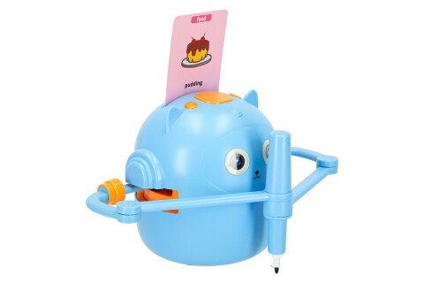 Interaktivni edukativni robot za učenje crtanja i pisanja, set plavih kartica za pisanje