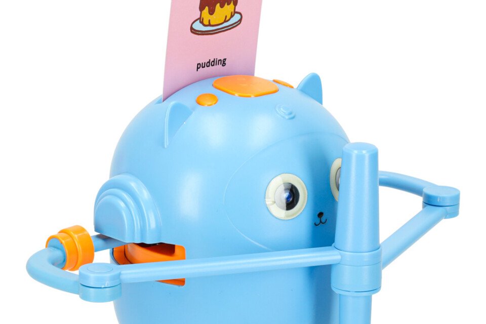 Interaktivni edukativni robot za učenje crtanja i pisanja, set plavih kartica za pisanje