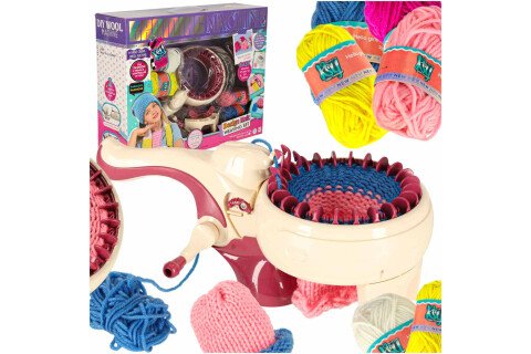 Nähset für Strickmaschinen, 5-farbiges Garn stricken