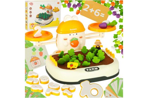 Desková hra s dovednostmi pro rodiny s dětmi - mrkvové pole