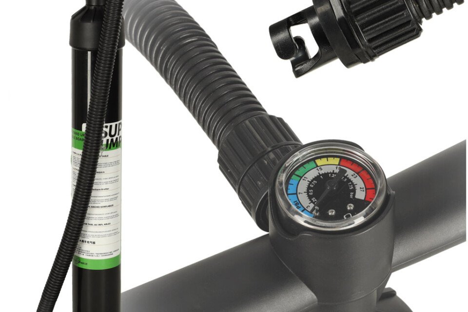 Egy darabból álló, nagynyomású kézi pumpa SUP deszkákhoz