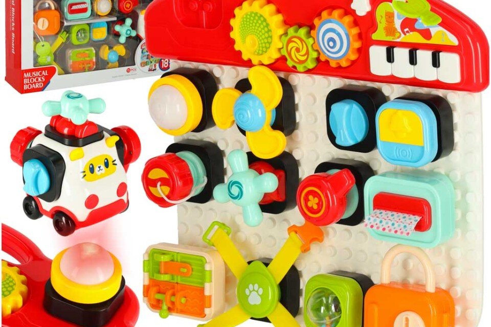 Manipulativna ploča, interaktivna edukativna senzorna igračka za djecu