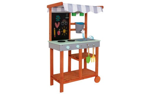 Dječja kuhinja drveni vrtni blato ljetni Lulilo Sableto pribor 110,5 cm