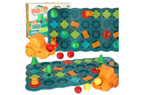 Logička društvena igra labirint s preprekama od 56 dijelova.