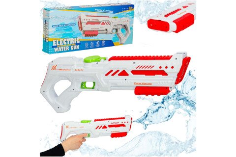 Pistola ad acqua elettrica potente pistola ad acqua professionale per bambini bianca