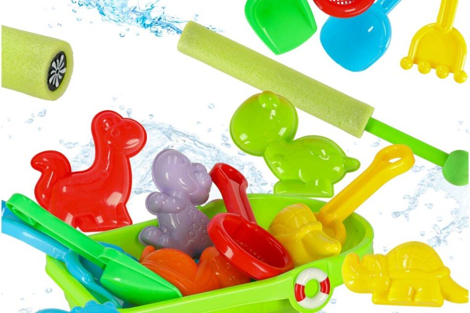 Σκάφος πλοίου με αξεσουάρ καλούπια άμμου καλούπια νερού + σύριγγα πιστολιού νερού 12 τεμάχια.