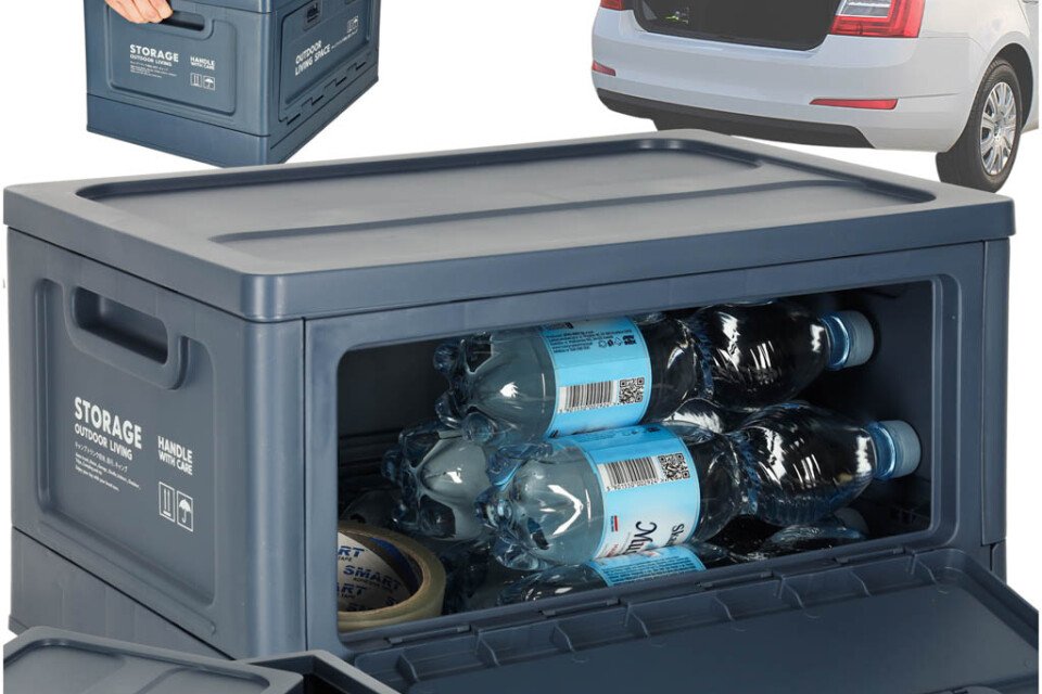 Camping box kufr box 25l tmavě modrá