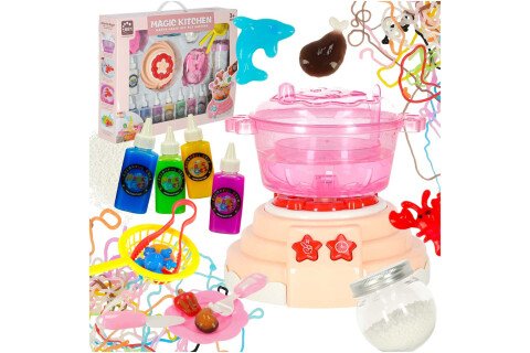 Kristalno lepilo v gelu 3D kristalno lepilo čarobne kuhinjske šablone ustvarjalni set 62 kosov marelica