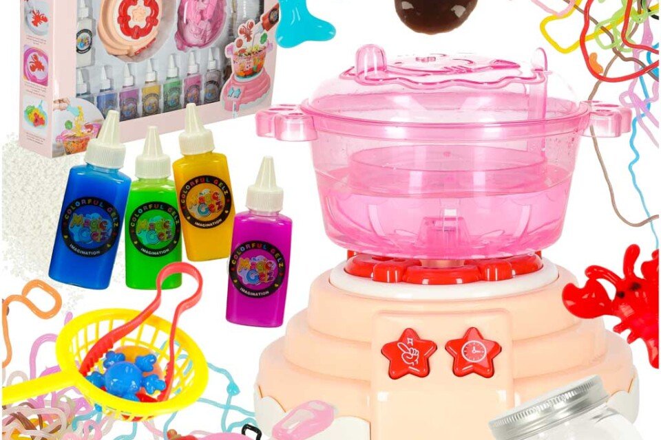 Kristalno lepilo v gelu 3D kristalno lepilo čarobne kuhinjske šablone ustvarjalni set 62 kosov marelica