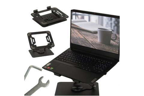 Laptop állvány, 360°-ban állítható ergonomikus laptop íróasztal