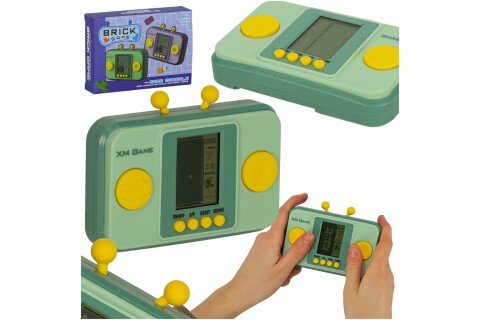 Elektronisches Arcade-Spiel, tragbare Konsole, grün