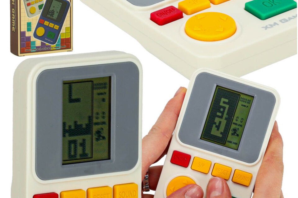 Elektronická arkádová hra, přenosná bílá konzole
