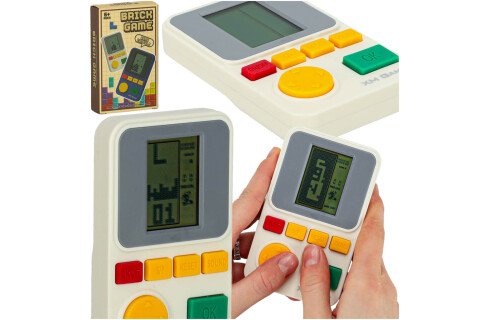 Elektronická arkádová hra, přenosná bílá konzole