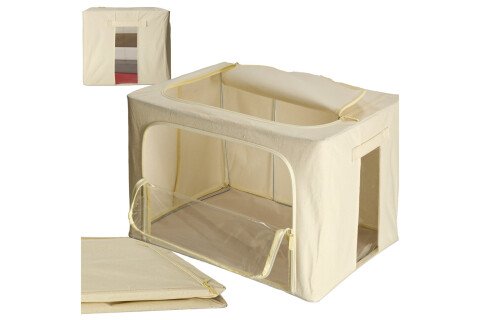 Organizator za rublje u ormaru, torba s okvirom za pohranu, 100L