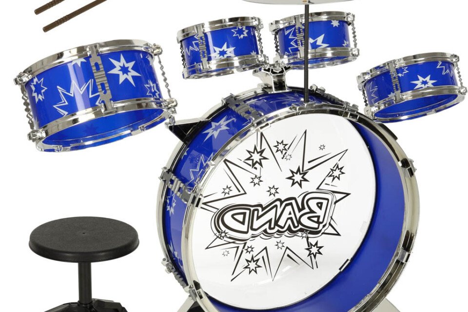 Kinderschlagzeug mit Sitz