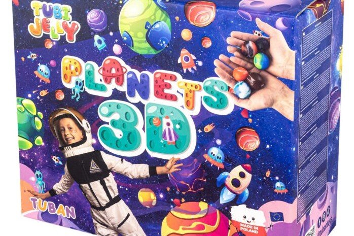 Tubi Jelly Set zum Experimentieren mit Planetenschleim, 5 Farben