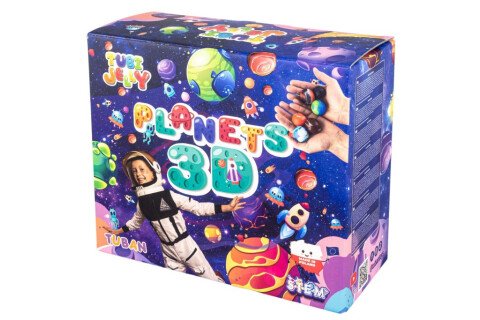 Tubi Jelly Set zum Experimentieren mit Planetenschleim, 5 Farben