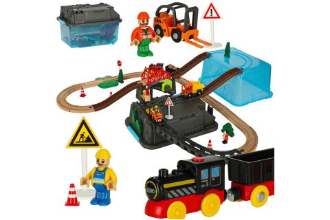 Treno, pista automobilistica, treno, cantiere, 55 elementi