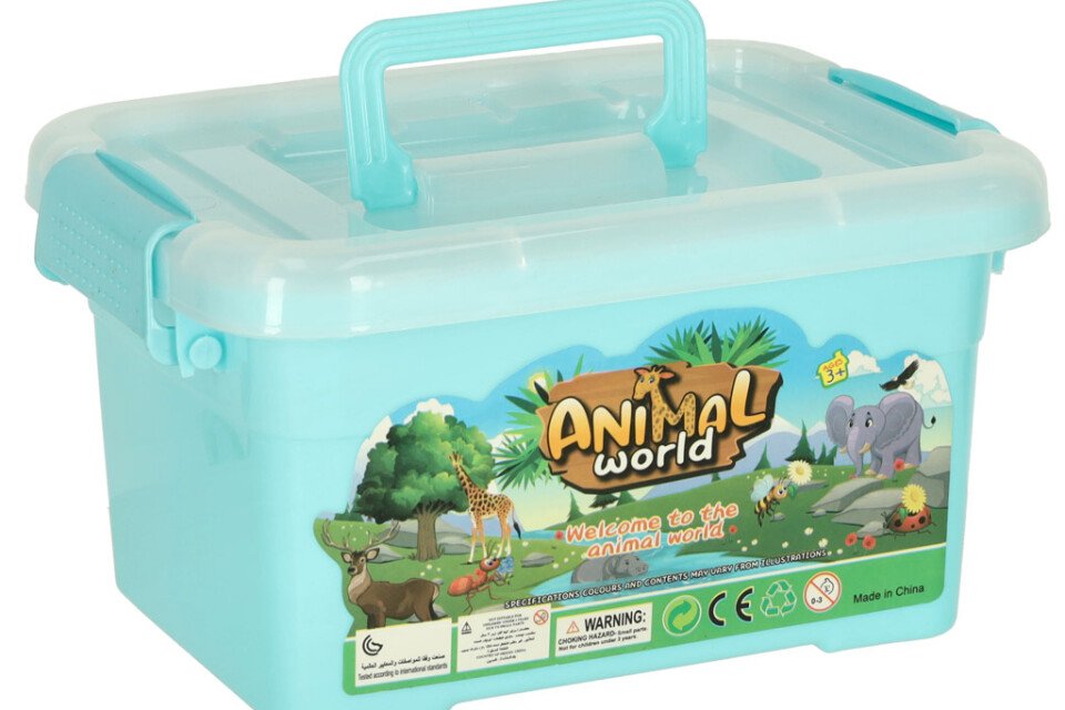 Spielset mit Zoofiguren – 19-teilig