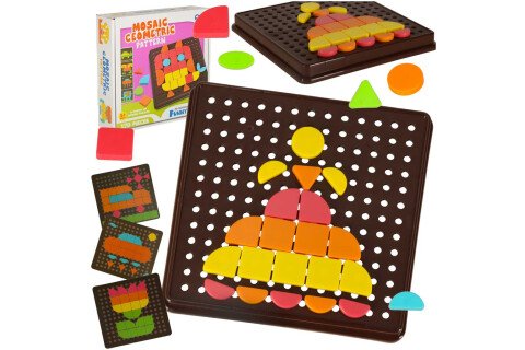 Geometrijski mozaik puzzle kreativne oblike 170 kosov