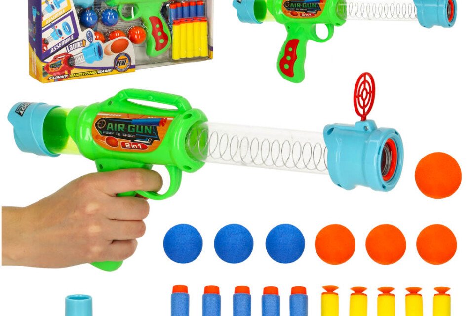 Una pistola a proiettili 2 in 1