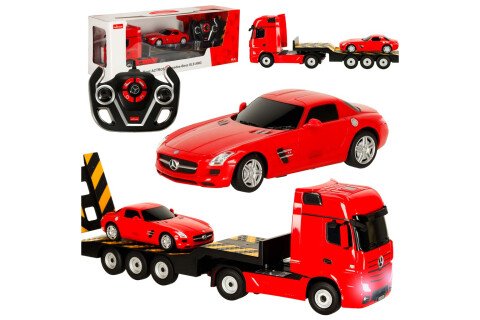 Ferngesteuertes Auto Rastar 74920 Mercedes-Benz Actros 1:26 rot