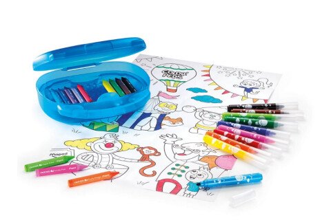 Umetnički set za mališane, futrola sa bojicama i markerima Colorpeps Jumbo Maped