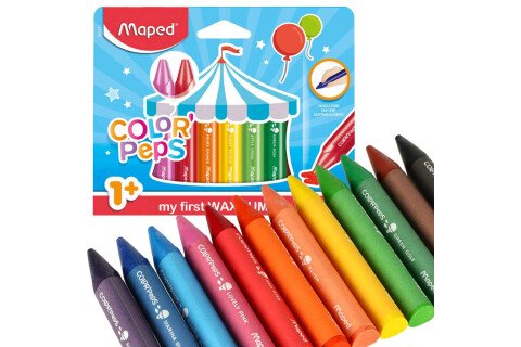 Jumbo Colorpeps zsírkréta kisgyermekeknek - 12 színben