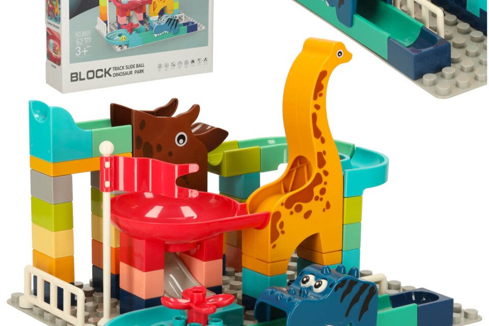 Staza s loptom od kocki 62 kom. Bibi-gostionica